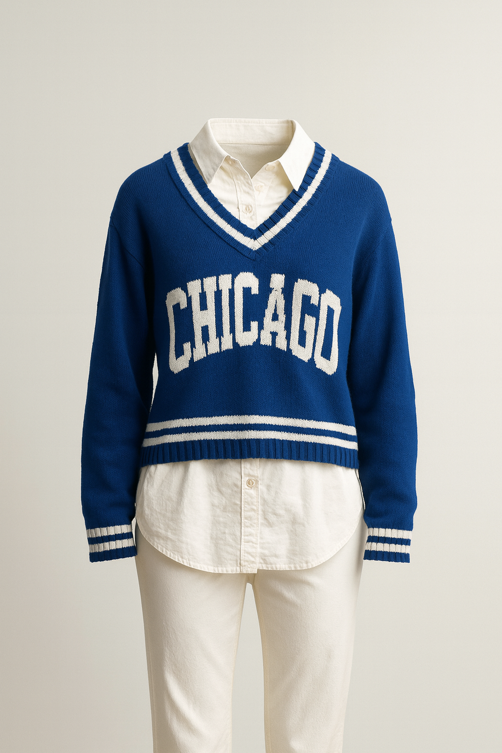 H&M (DIVIDED) - Blue Sweater
