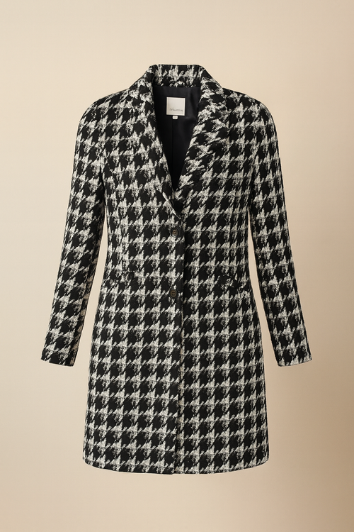 Garcia (Sample) Houndstooth Tailored Coat